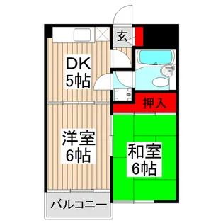 ラポールヤマミツ【1階】の間取り