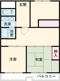 滋賀県彦根市平田町【マンション】の間取り