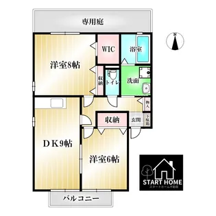 徳島県徳島市春日1【アパート】の間取り
