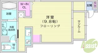 マサパレス【1階】の間取り