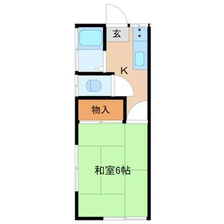 田辺荘【2階】の間取り