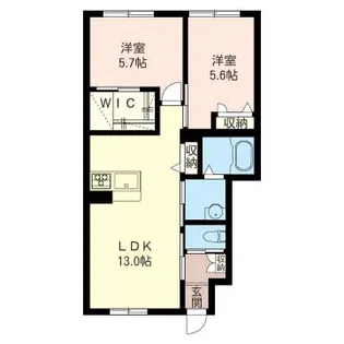 マルベリーII【1階】の間取り