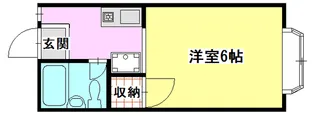 メゾン千晴【1階】の間取り