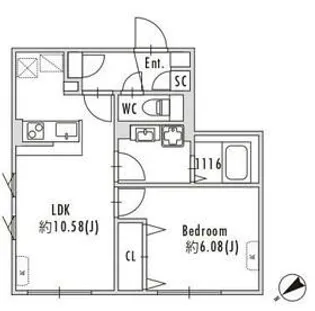 GRANPASEO下北沢【3階】の間取り