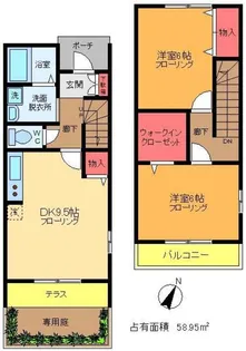 アネックス弐番館【1階】の間取り