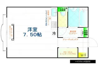 ハイツフレンド広沢II【2階】の間取り