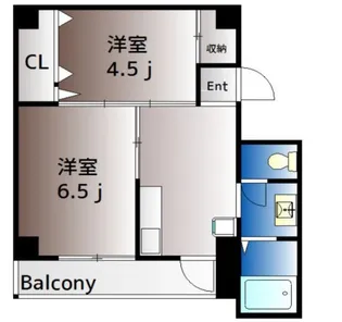 2DKの間取り画像