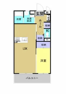 リバーサイド清音【3階】の間取り