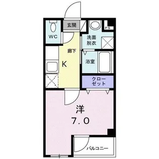 エクルベージュ入増【1階】の間取り