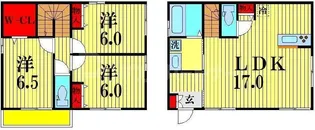 千葉県流山市三輪野山1【一戸建】の間取り