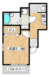 クリスティー【3階】の間取り