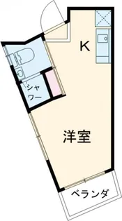 ポルシェ三鷹【1階】の間取り