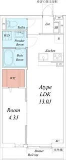 リブリ・コン・カローレ【1階】の間取り