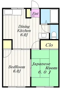 ガーデンハイツナカ【1階】の間取り