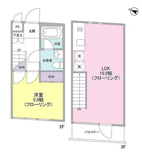 シルバラード広尾【2階】の間取り