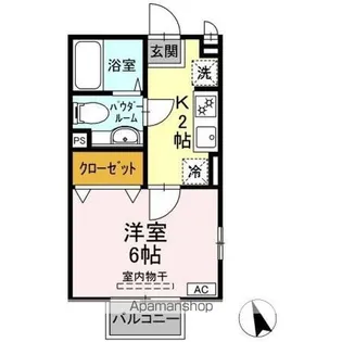 ルシール星川【2階】の間取り