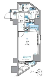 GENOVIA亀戸IIISky garden【4階】の間取り