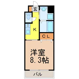 プランセス新瑞橋【1階】の間取り
