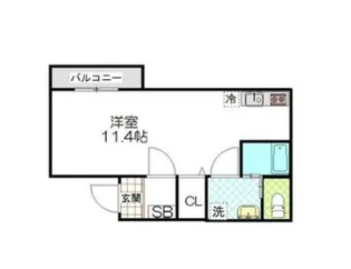 東京都世田谷区池尻2【マンション】の間取り