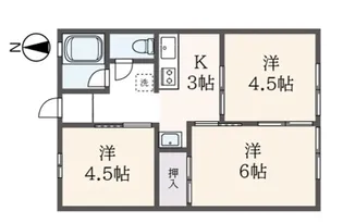 シティハイム ベルメゾンD【1階】の間取り