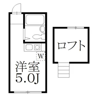 東京都杉並区高円寺北1【アパート】の間取り