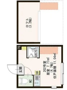 SALVIA J【2階】の間取り