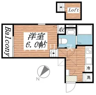 千葉県柏市東逆井1【アパート】の間取り