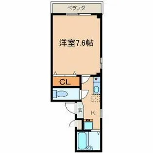 東京都中野区江原町3【マンション】の間取り