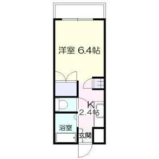 LUXYマンション【2階】の間取り