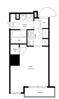 AXAS東新宿アジールコート【4階】の間取り