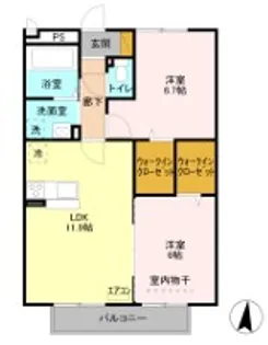 グラン・エスポワールI【2階】の間取り