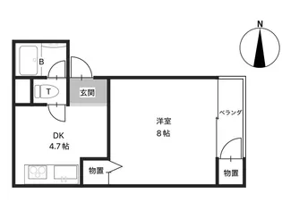 メゾン・ドゥ・ディラ【1階】の間取り