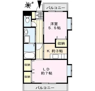 ヴェルドミール湯乃坂【3階】の間取り
