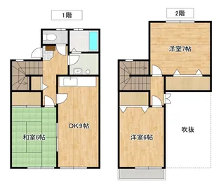タウンハウス東1号棟 1の間取り