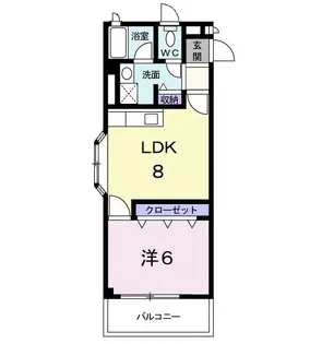 コートハウス けやき【3階】の間取り