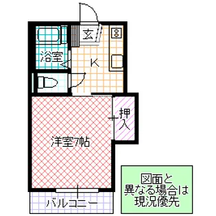 ハイツTY【2階】の間取り
