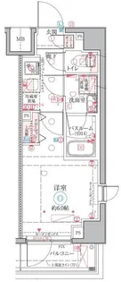 クレヴィスタ横浜天王町【4階】の間取り