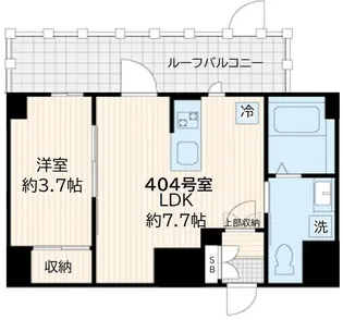 東京都新宿区大京町【マンション】の間取り