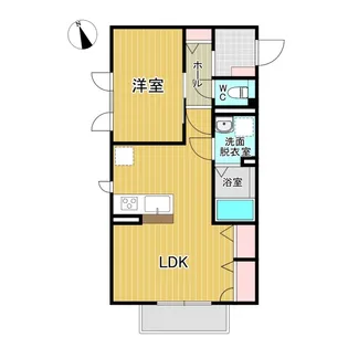 プレールC【1階】の間取り