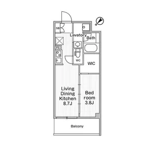 東京都豊島区巣鴨1【マンション】の間取り
