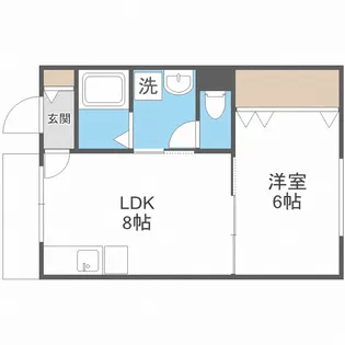 グレイス泉尾【1階】の間取り