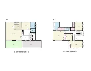 東京都目黒区下目黒5【一戸建】の間取り