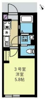 神奈川県川崎市高津区下作延5【アパート】の間取り