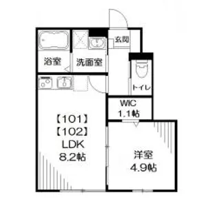 千葉県千葉市緑区辺田町【アパート】の間取り