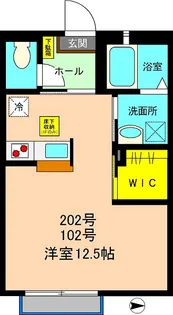 ファレノプシス亀戸【2階】の間取り