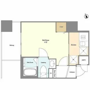 東京都品川区南大井4【マンション】の間取り