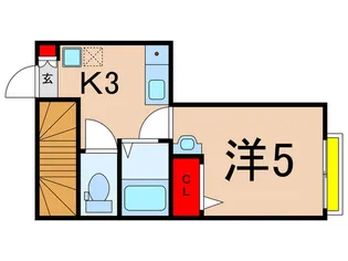 ヴィラTAISEI【2階】の間取り