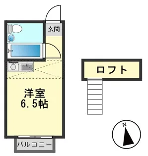 スカイピア新小岩II【1階】の間取り