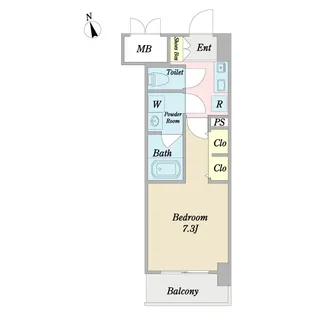 CINZA大和町【6階】の間取り