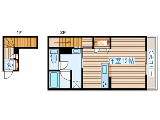 リトルカディス【2階】の間取り